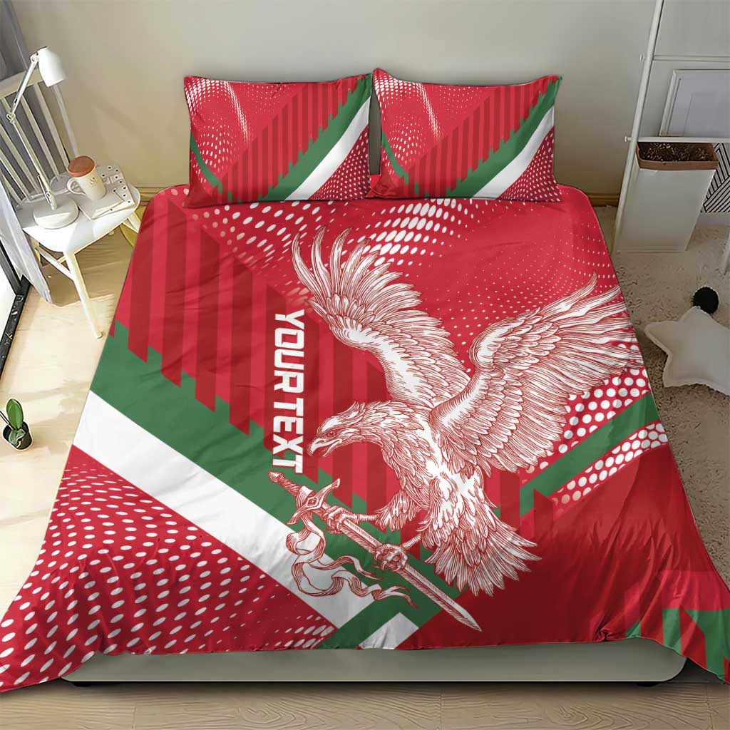 Custom Hungary Football Bedding Set Come On Magyarok