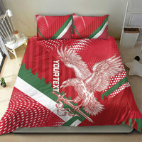 Custom Hungary Football Bedding Set Come On Magyarok