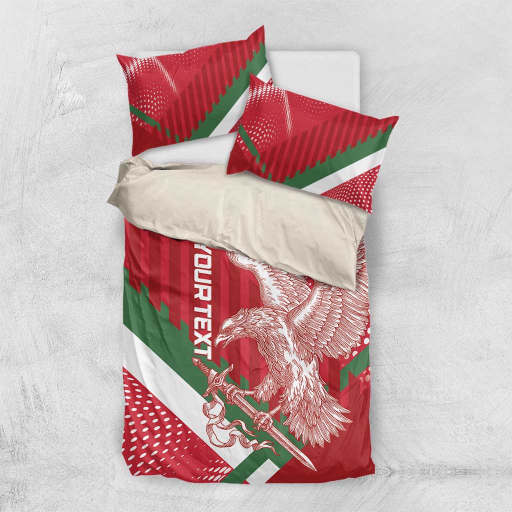 Custom Hungary Football Bedding Set Come On Magyarok