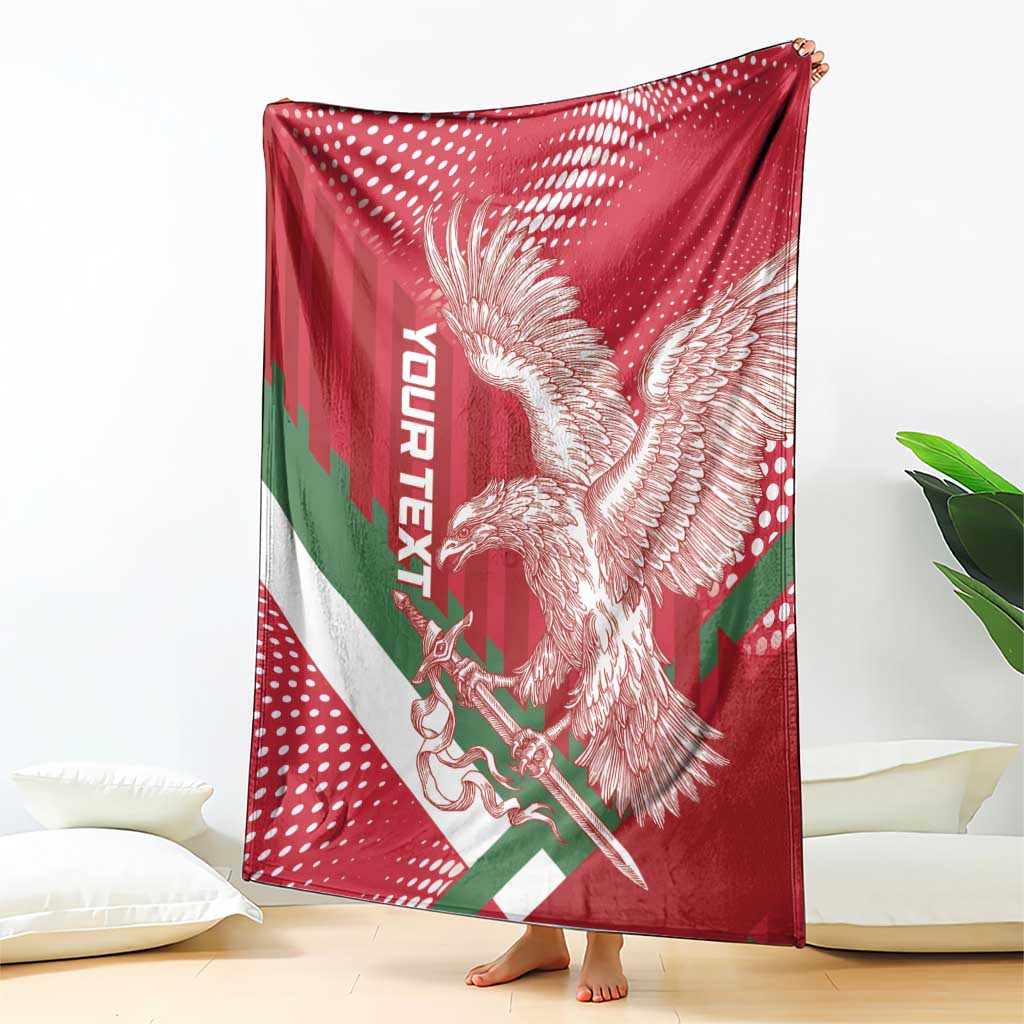 Custom Hungary Football Blanket Come On Magyarok