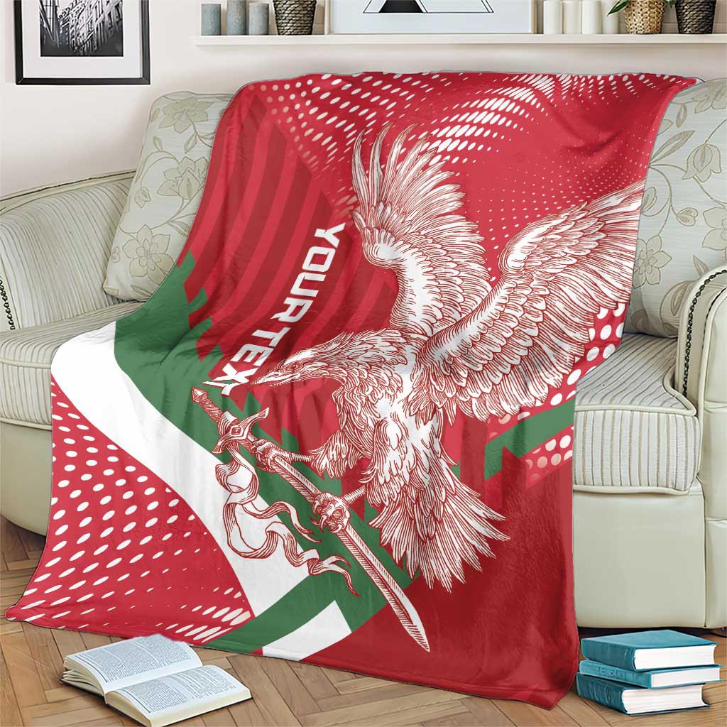 Custom Hungary Football Blanket Come On Magyarok