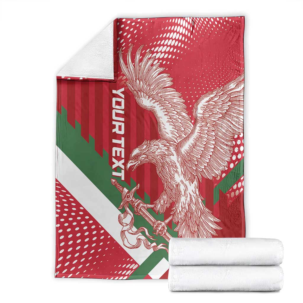 Custom Hungary Football Blanket Come On Magyarok