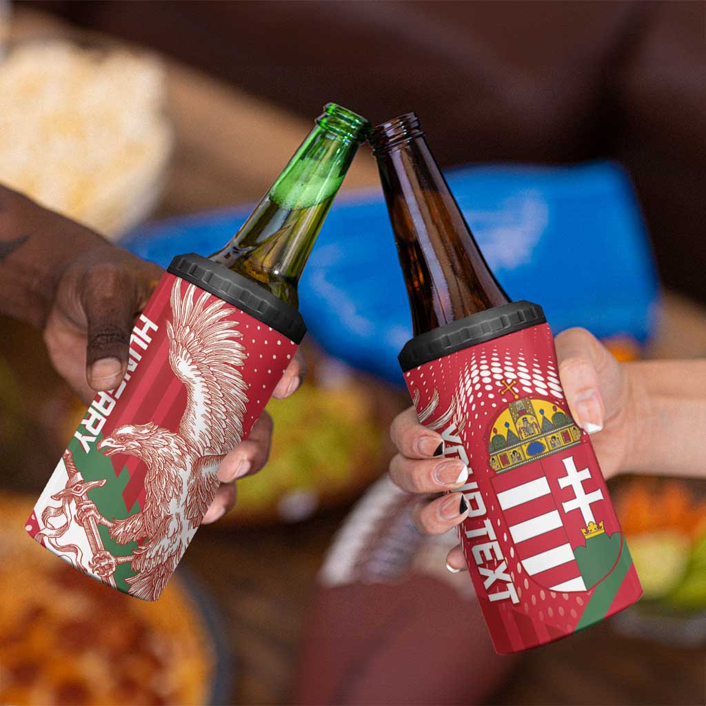 Custom Hungary Football 4 in 1 Can Cooler Tumbler Come On Magyarok