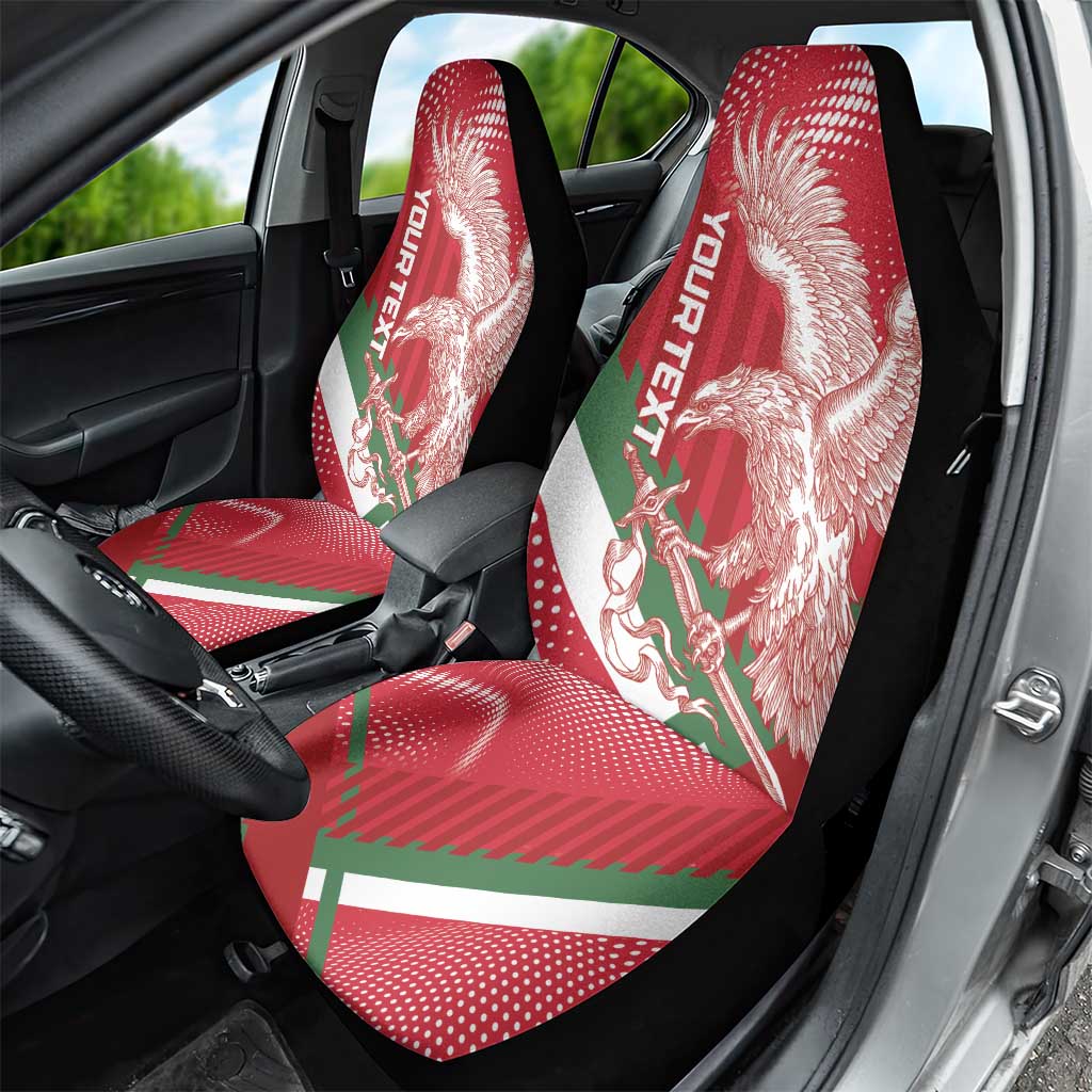 Custom Hungary Football Car Seat Cover Come On Magyarok