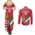 Custom Hungary Football Couples Matching Summer Maxi Dress and Long Sleeve Button Shirt Come On Magyarok