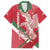 Custom Hungary Football Family Matching Off The Shoulder Long Sleeve Dress and Hawaiian Shirt Come On Magyarok
