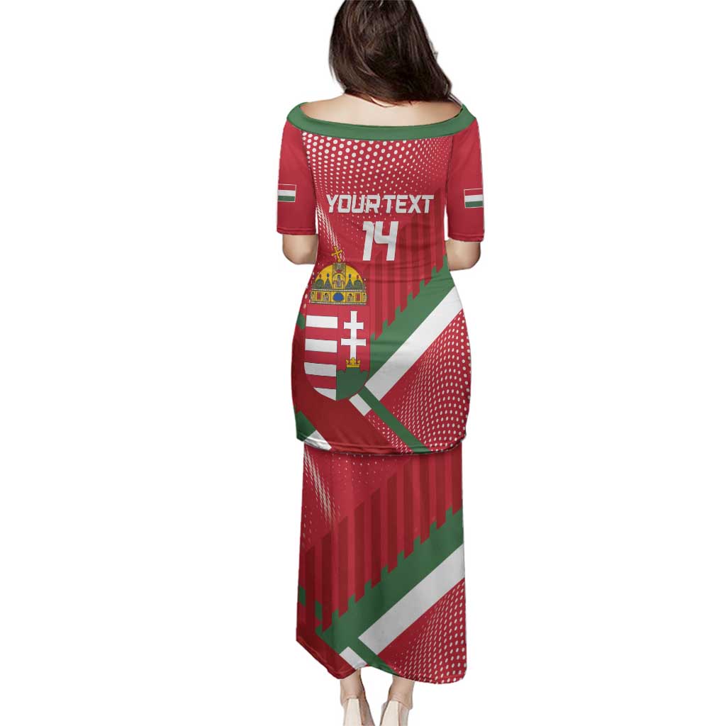 Custom Hungary Football Family Matching Puletasi and Hawaiian Shirt Come On Magyarok