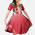 Custom Hungary Football Family Matching Short Sleeve Bodycon Dress and Hawaiian Shirt Come On Magyarok