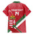 Custom Hungary Football Family Matching Short Sleeve Bodycon Dress and Hawaiian Shirt Come On Magyarok