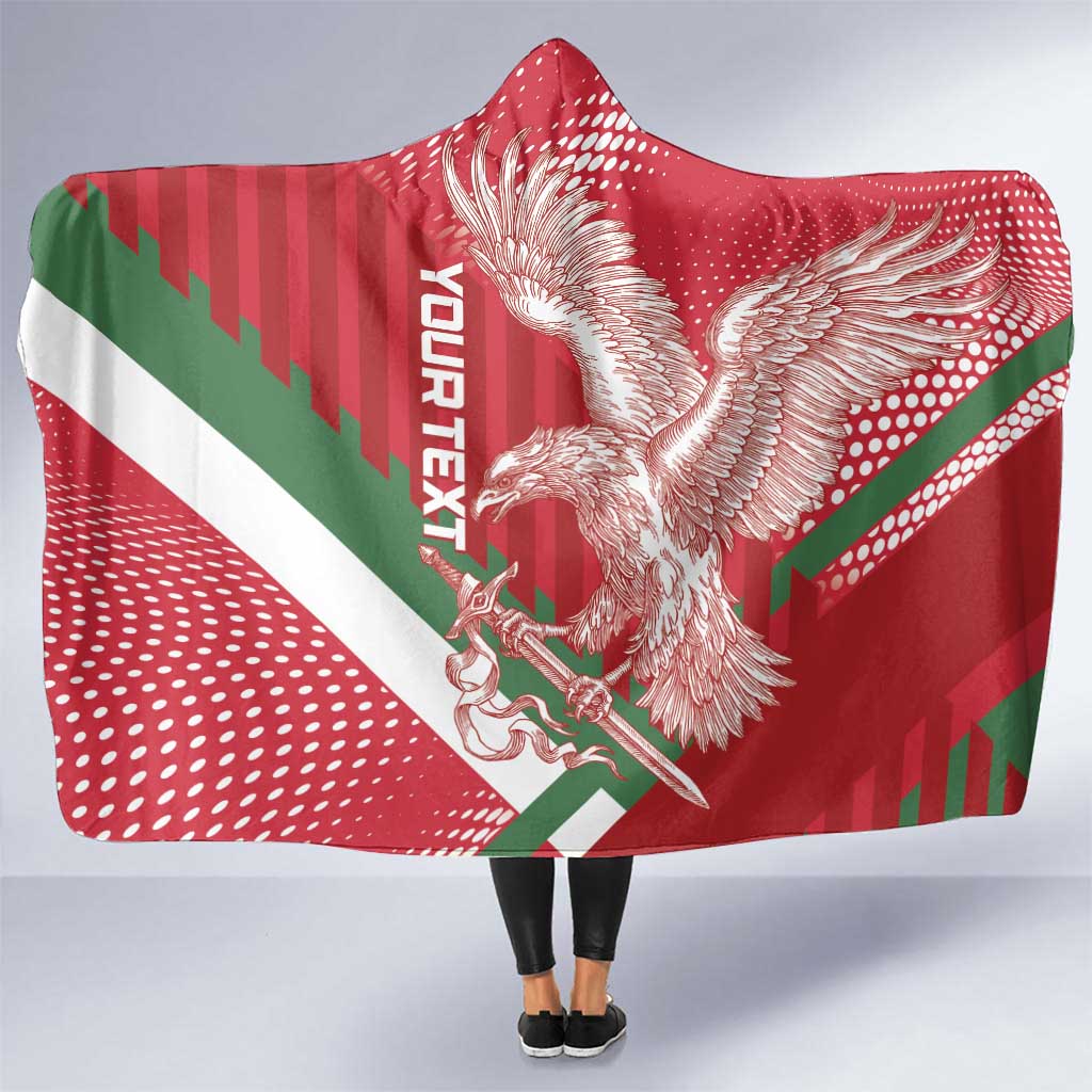 Custom Hungary Football Hooded Blanket Come On Magyarok