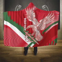 Custom Hungary Football Hooded Blanket Come On Magyarok