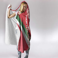 Custom Hungary Football Hooded Blanket Come On Magyarok