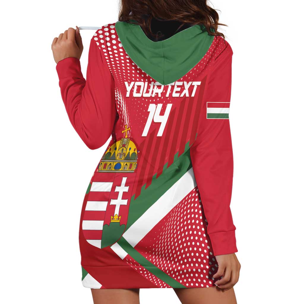 Custom Hungary Football Hoodie Dress Come On Magyarok