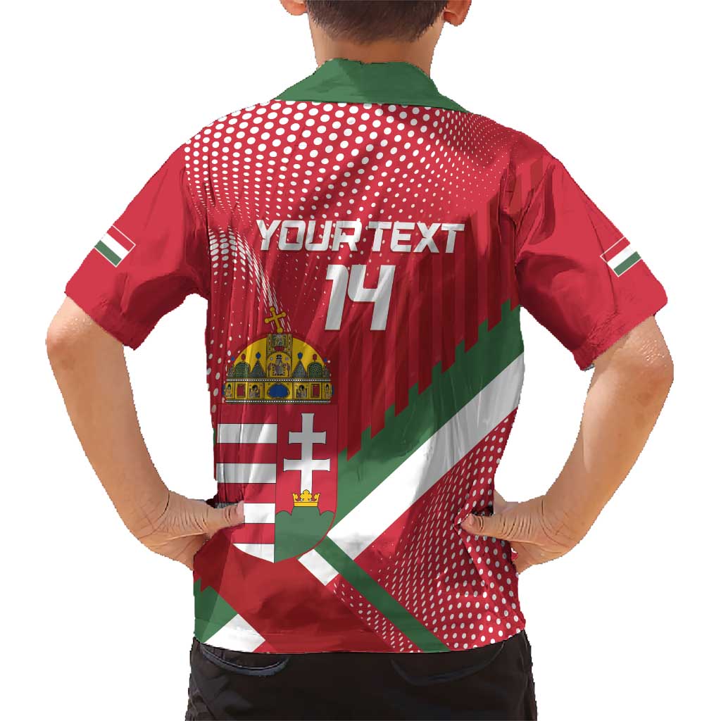 Custom Hungary Football Kid Hawaiian Shirt Come On Magyarok