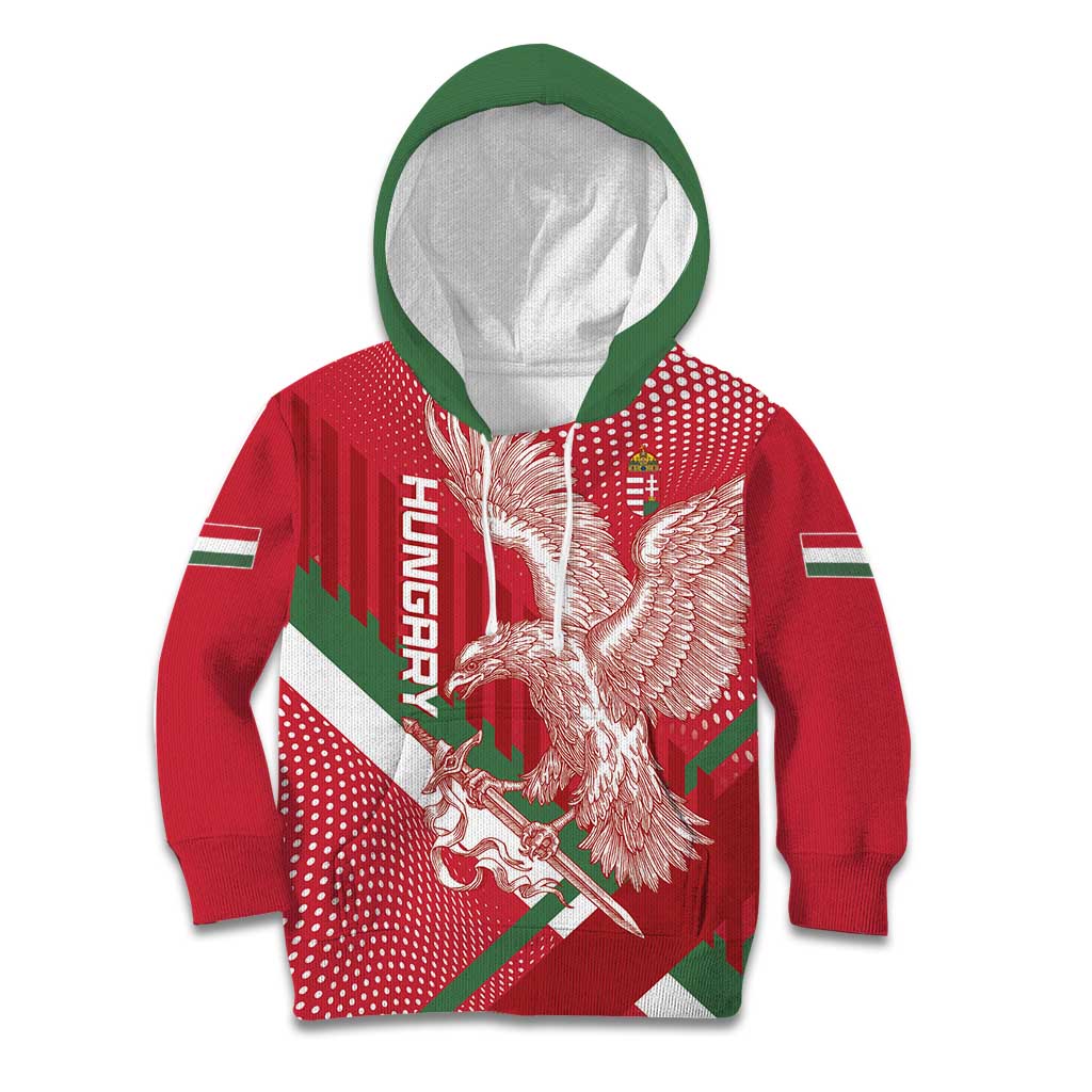 Custom Hungary Football Kid Hoodie Come On Magyarok