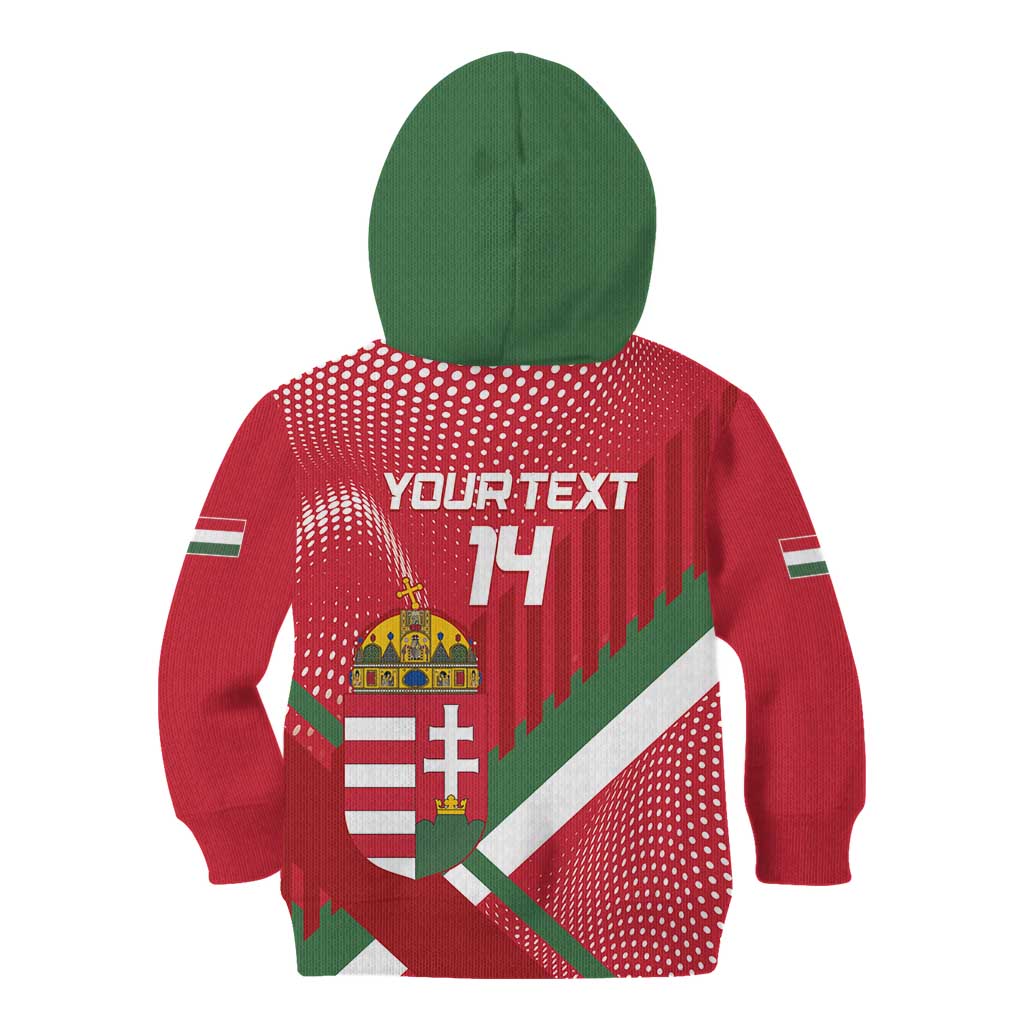 Custom Hungary Football Kid Hoodie Come On Magyarok