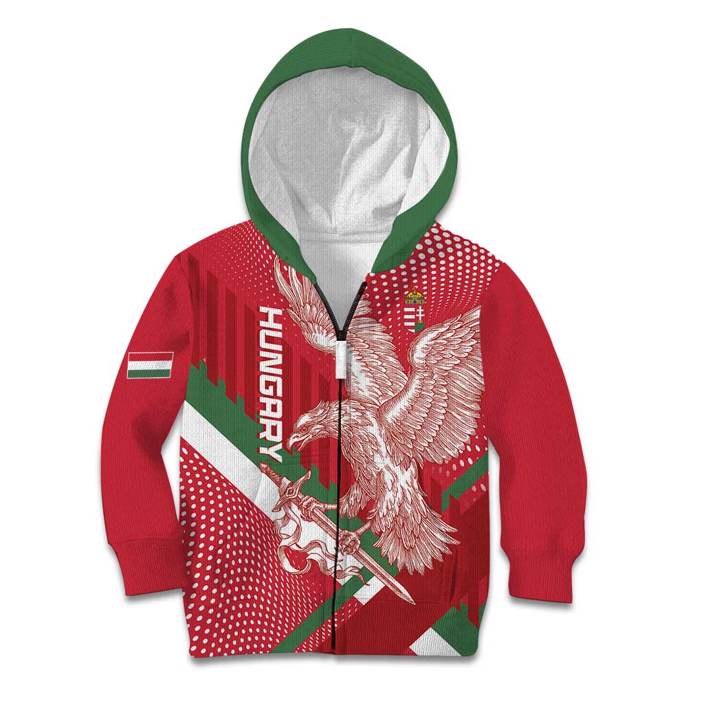 Custom Hungary Football Kid Hoodie Come On Magyarok