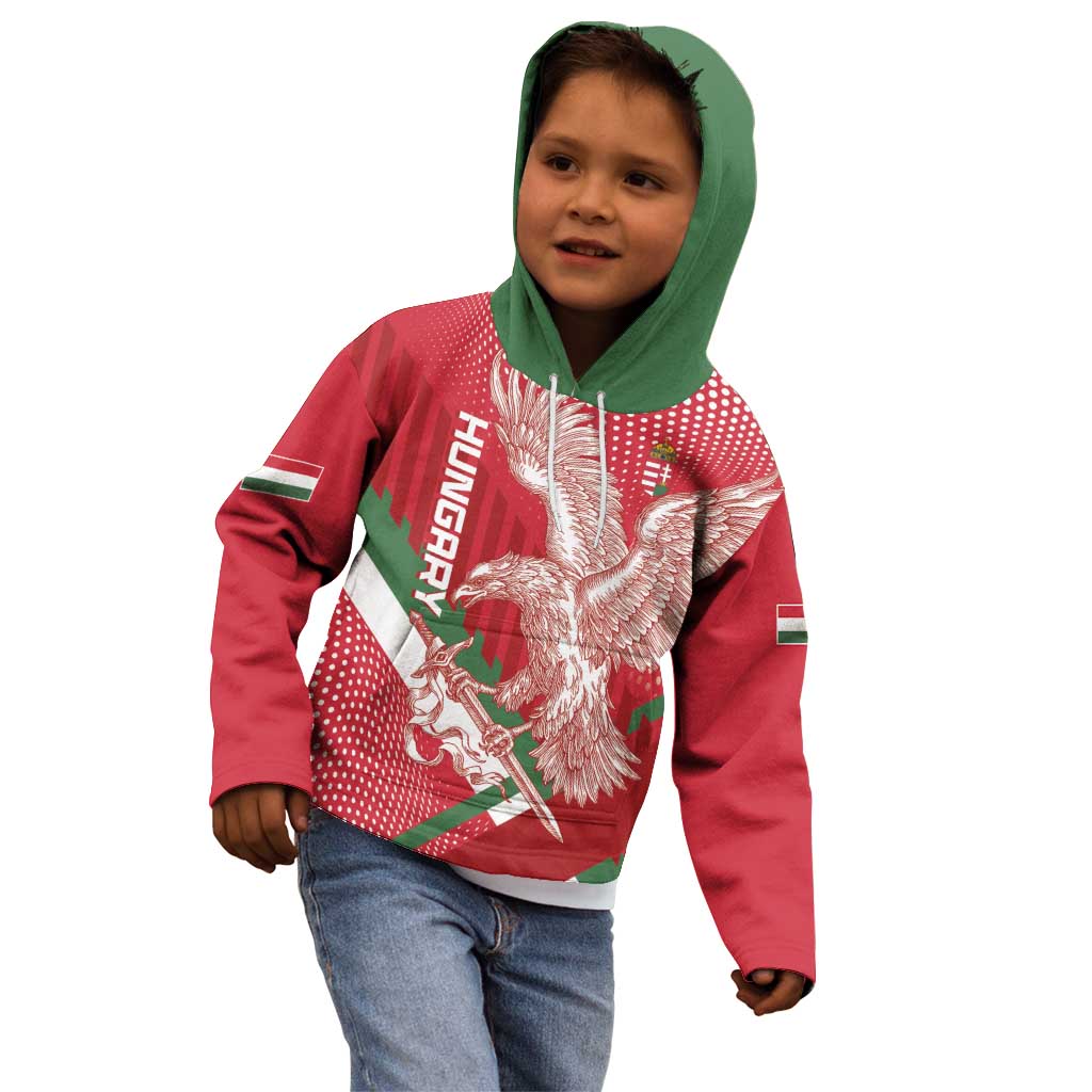 Custom Hungary Football Kid Hoodie Come On Magyarok