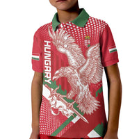 Custom Hungary Football Kid Polo Shirt Come On Magyarok