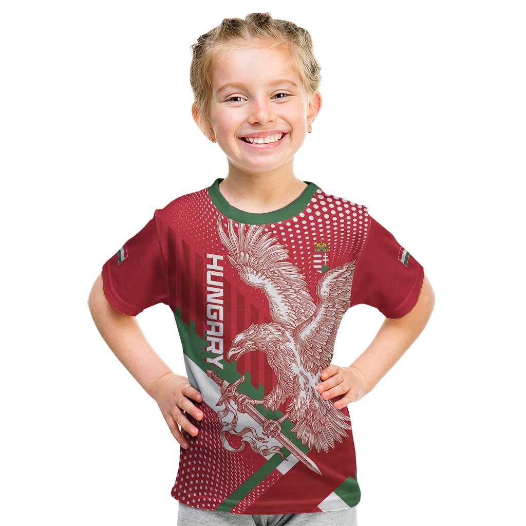 Custom Hungary Football Kid T Shirt Come On Magyarok