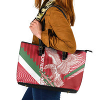 Custom Hungary Football Leather Tote Bag Come On Magyarok