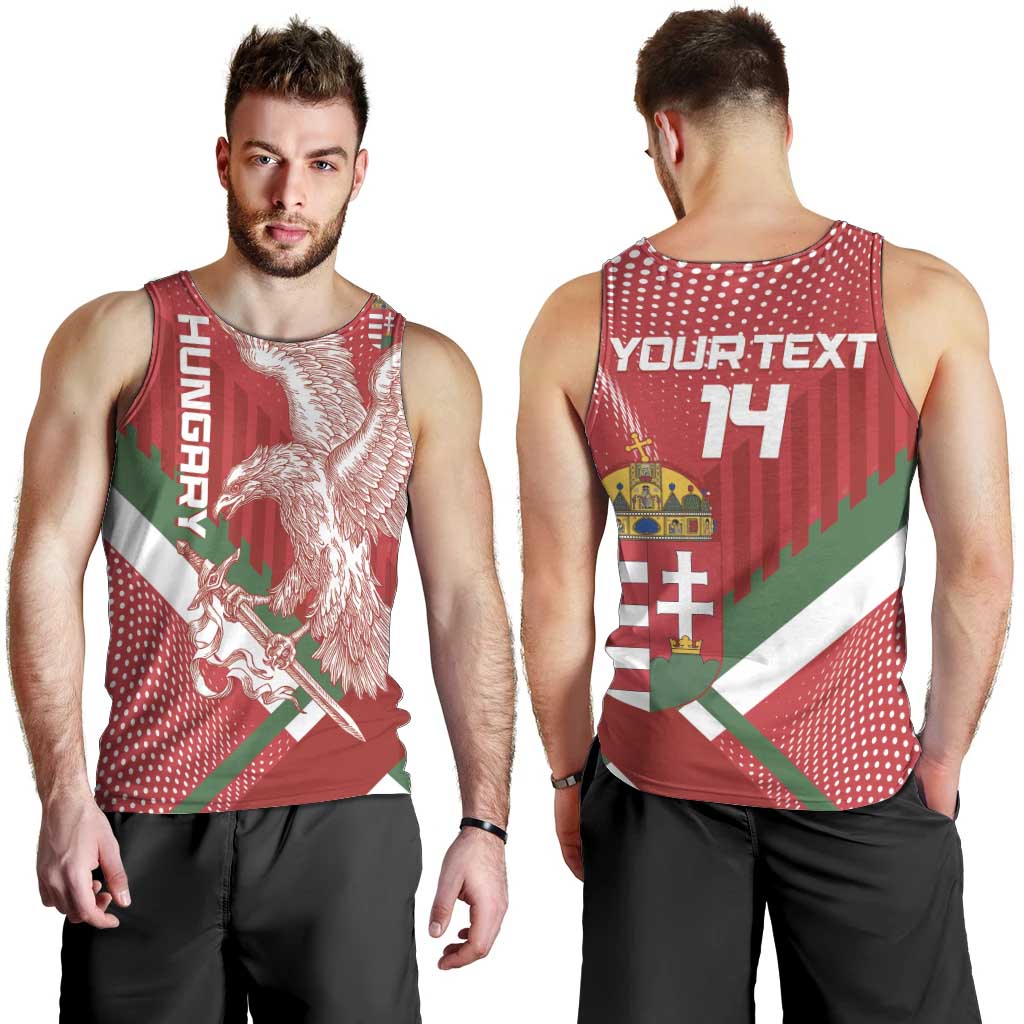 Custom Hungary Football Men Tank Top Come On Magyarok