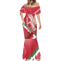 Custom Hungary Football Mermaid Dress Come On Magyarok