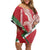Custom Hungary Football Off Shoulder Short Dress Come On Magyarok