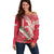 Custom Hungary Football Off Shoulder Sweater Come On Magyarok