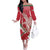 Custom Hungary Football Off The Shoulder Long Sleeve Dress Come On Magyarok