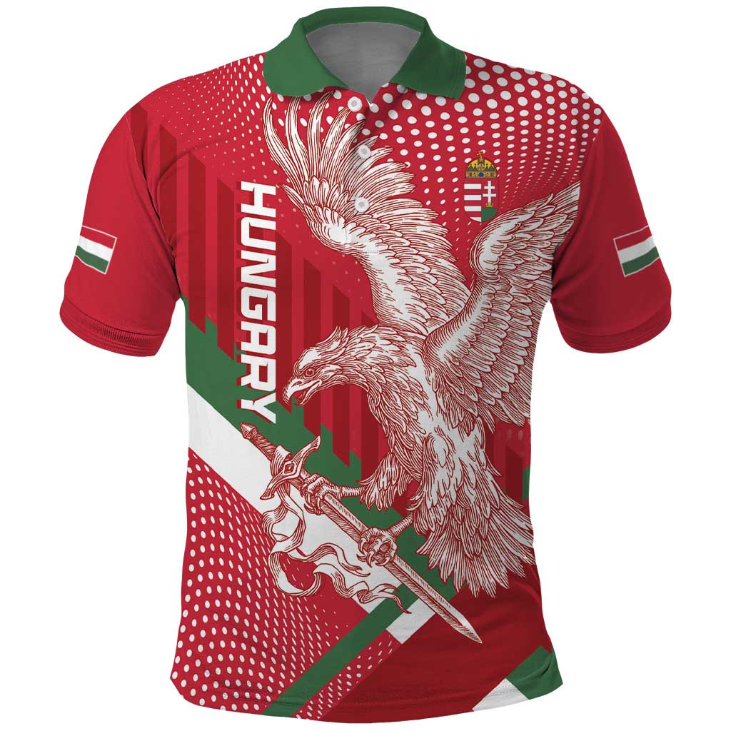 Custom Hungary Football Polo Shirt Come On Magyarok