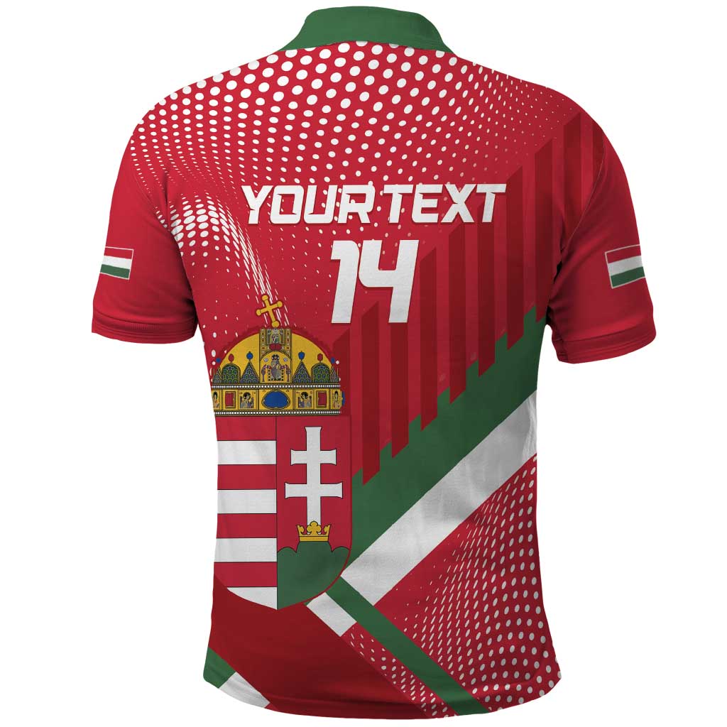 Custom Hungary Football Polo Shirt Come On Magyarok