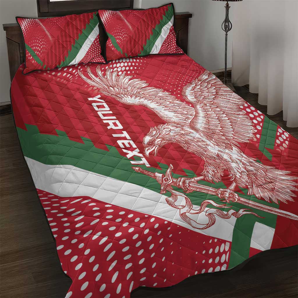 Custom Hungary Football Quilt Bed Set Come On Magyarok