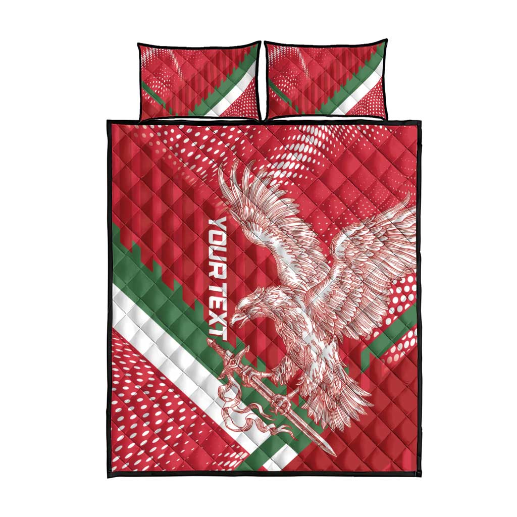 Custom Hungary Football Quilt Bed Set Come On Magyarok