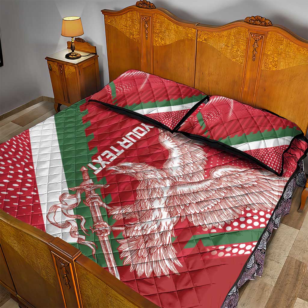 Custom Hungary Football Quilt Bed Set Come On Magyarok