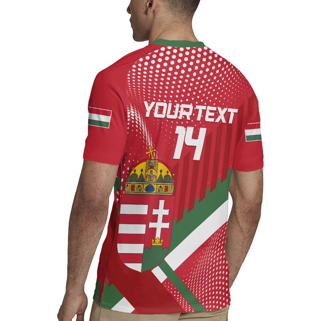 Custom Hungary Football Rugby Jersey Come On Magyarok
