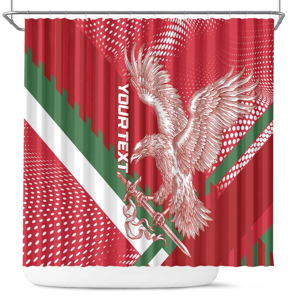 Custom Hungary Football Shower Curtain Come On Magyarok
