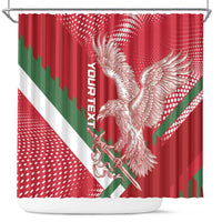 Custom Hungary Football Shower Curtain Come On Magyarok
