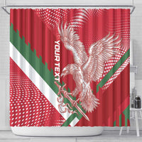 Custom Hungary Football Shower Curtain Come On Magyarok