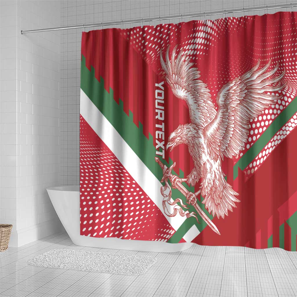Custom Hungary Football Shower Curtain Come On Magyarok