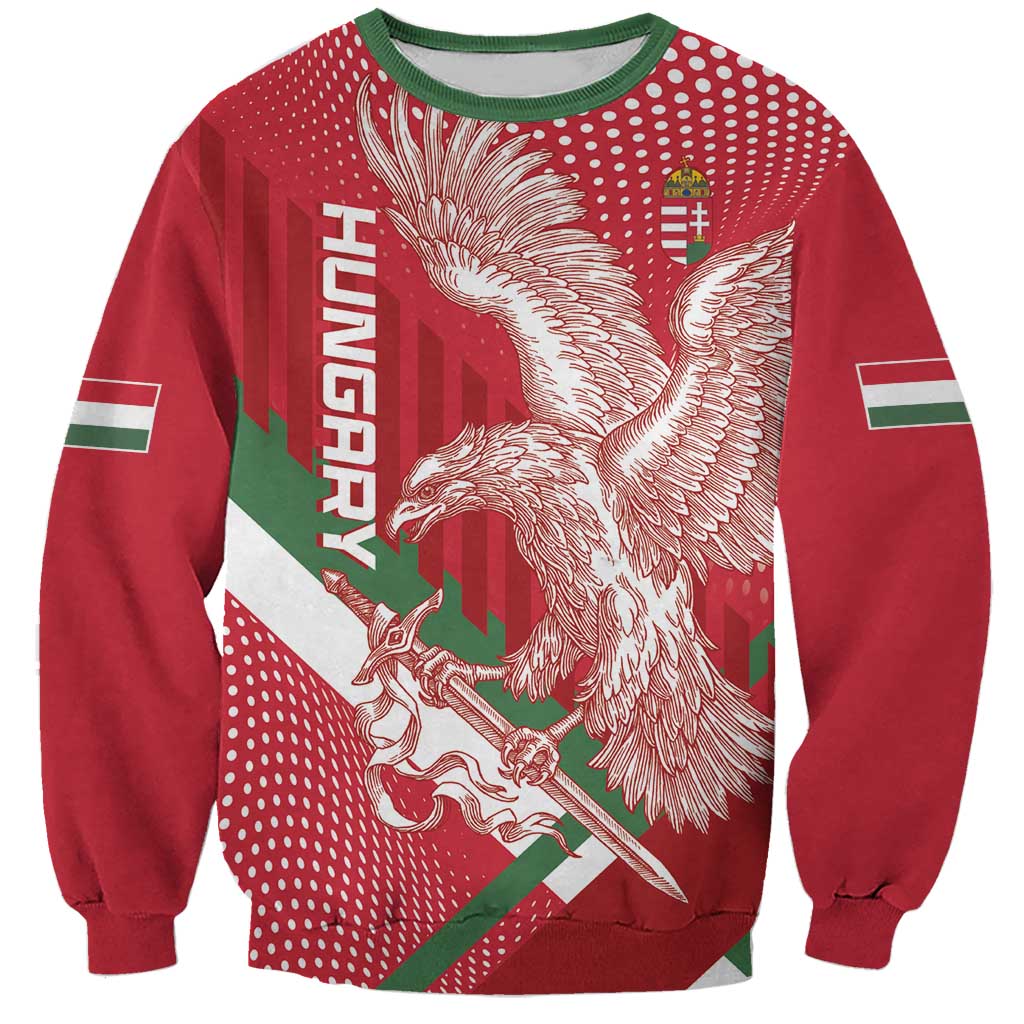 Custom Hungary Football Sweatshirt Come On Magyarok