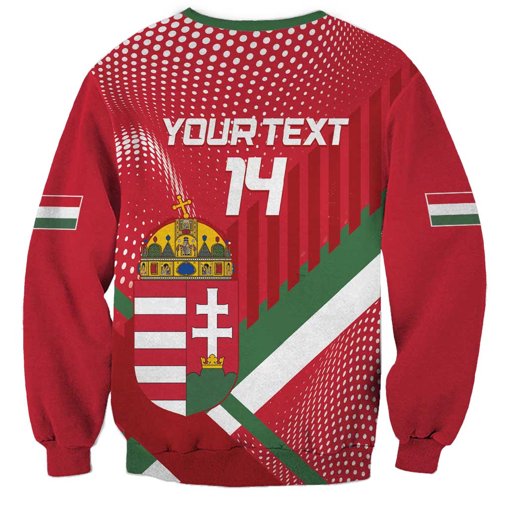 Custom Hungary Football Sweatshirt Come On Magyarok