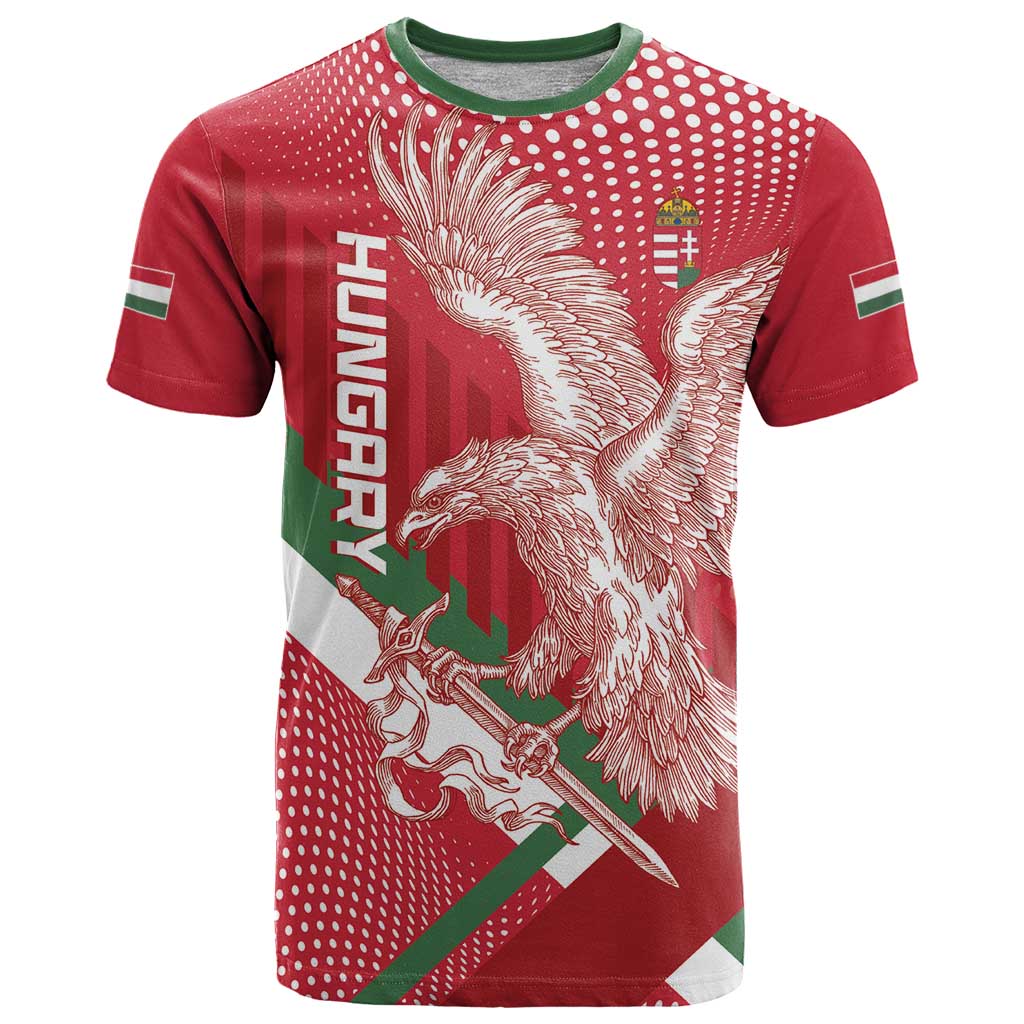 Custom Hungary Football T Shirt Come On Magyarok