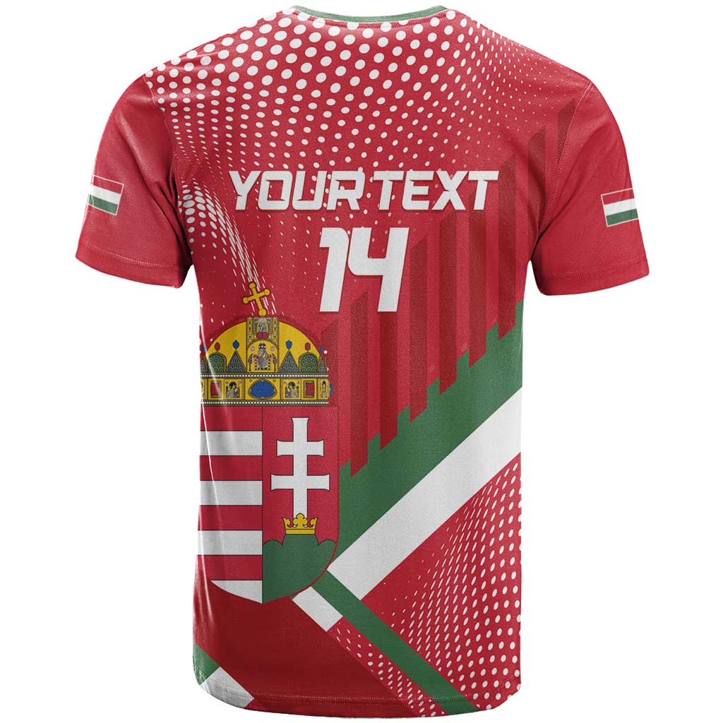 Custom Hungary Football T Shirt Come On Magyarok