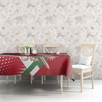 Custom Hungary Football Tablecloth Come On Magyarok