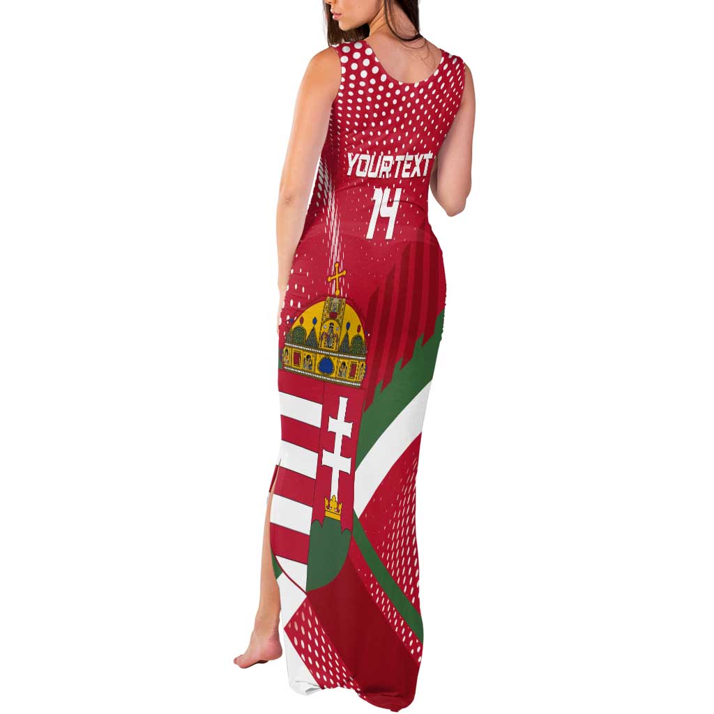 Custom Hungary Football Tank Maxi Dress Come On Magyarok