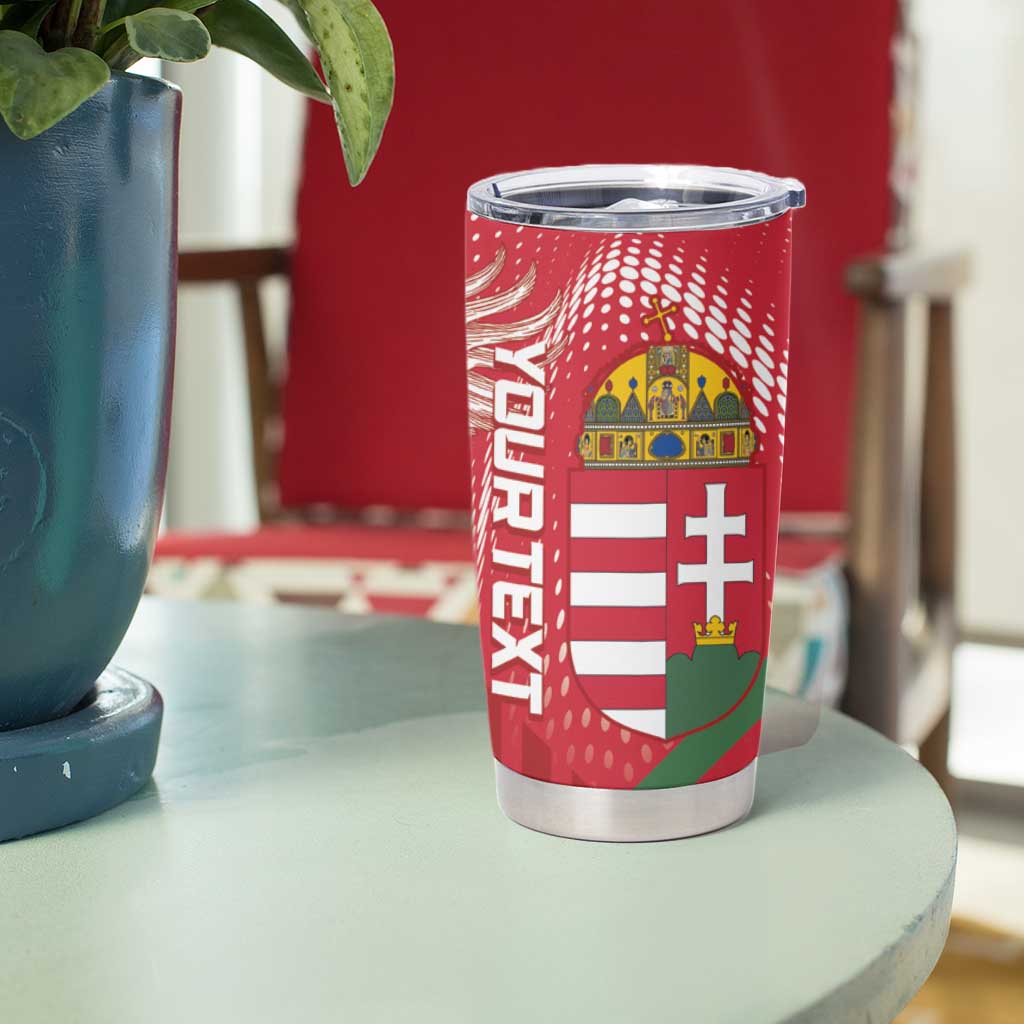 Custom Hungary Football Tumbler Cup Come On Magyarok
