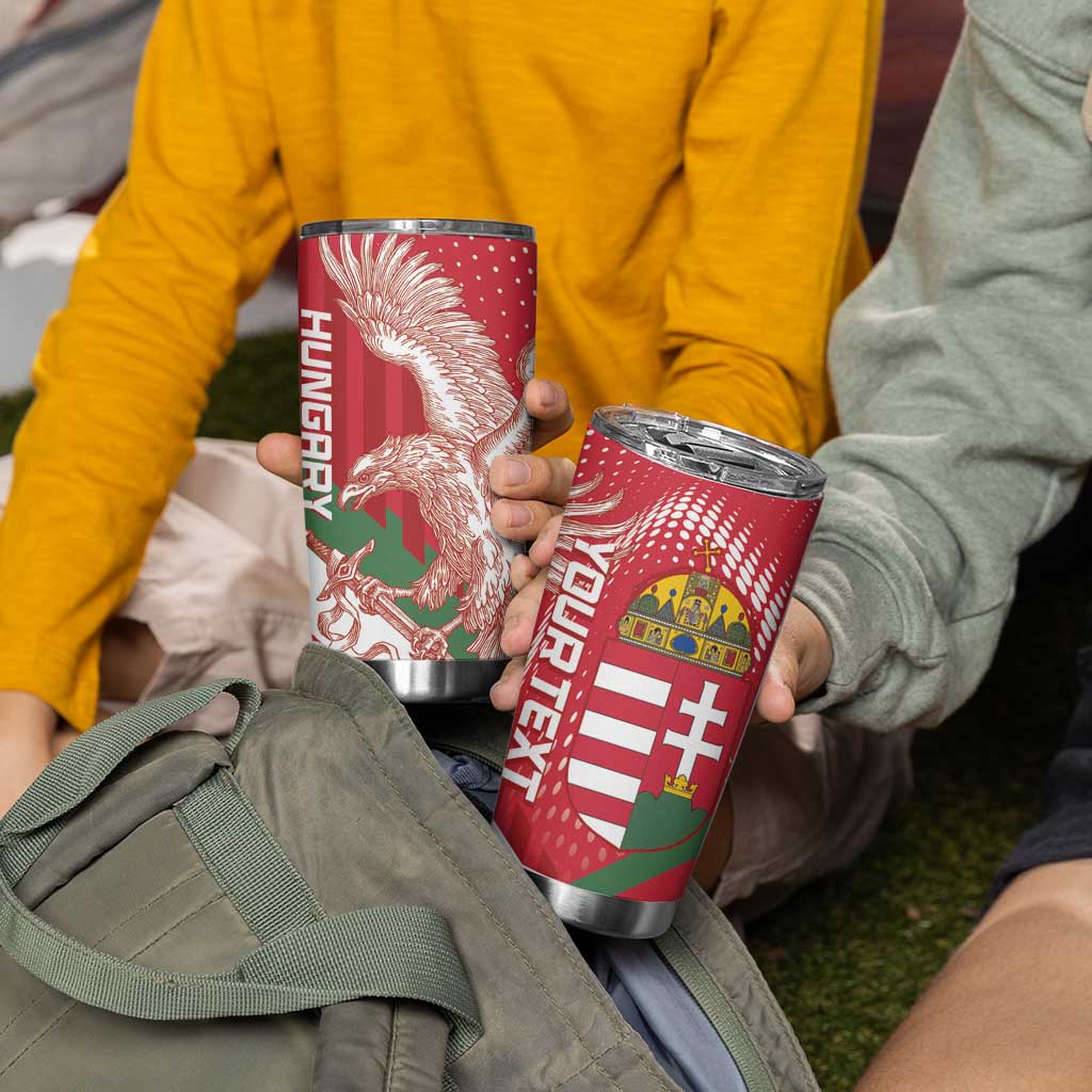 Custom Hungary Football Tumbler Cup Come On Magyarok