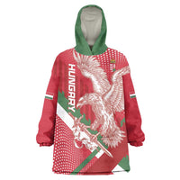Custom Hungary Football Wearable Blanket Hoodie Come On Magyarok