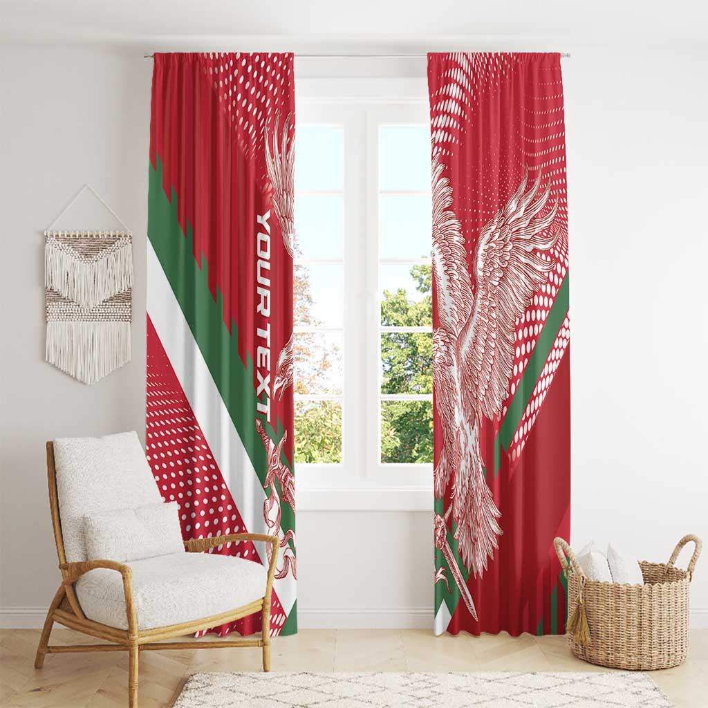 Custom Hungary Football Window Curtain Come On Magyarok